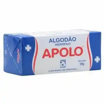 Algodão hidrófilo apolo caixa 100g