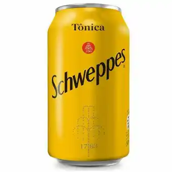 Água tônica schweppes lata 350ml