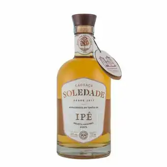 Cachaça fazenda soledade ipê garrafa 750ml