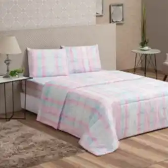 Vest Casa Lençol casal avulso sem elástico col vidaecor tie dye lov... oferta