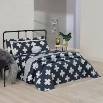 Kit cama posta casal completa col. vida e cor geometric r...