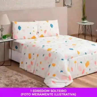 Vest Casa Edredom solteiro microfibra col vidaecor granilite retro ... oferta