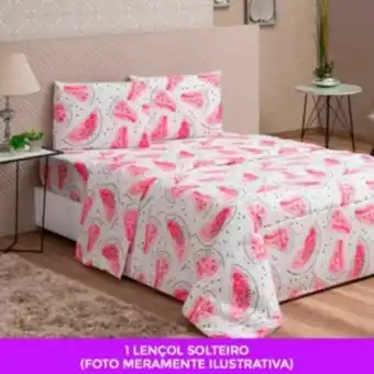 Vest Casa Lençol solteiro avulso sem elástico col vidaecor froot dr... oferta