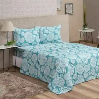Vest Casa Kit cobre leito colcha queen col vidaecor 3 peças sea blu... oferta