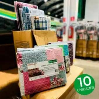 Vest Casa Caixa com 10uni kit cobre leito casal 3 peças sortido ves... oferta