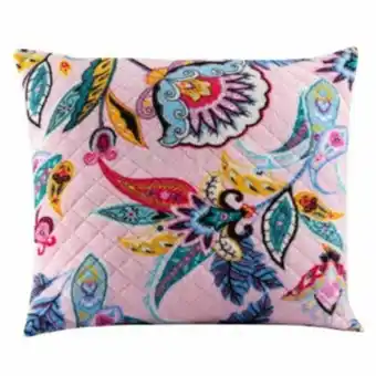 Almofada flannel matelado 60x60cm live floral vestcasa...