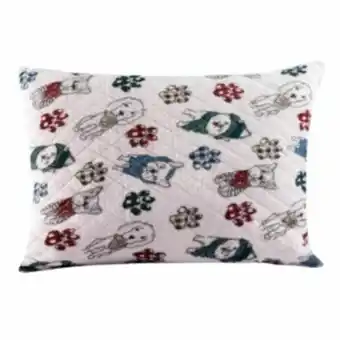 Almofada flannel matelado 45x65cm dog scarf vestcasa...