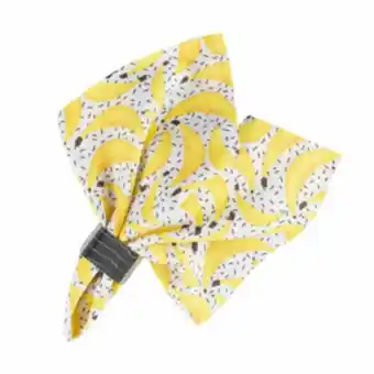Vest Casa Guardanapo de tecido estampado 40x40cm kit 4 unidades ban... oferta