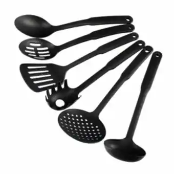 Vest Casa Kit utensílios de cozinha 6 peças preto vestcasa... oferta