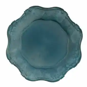 Vest Casa Sousplat plástico 35cm azul petróleo vestcasa... oferta