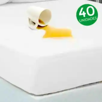 Vest Casa Protetor de colchão queen impermeável branco kit 40 unida... oferta
