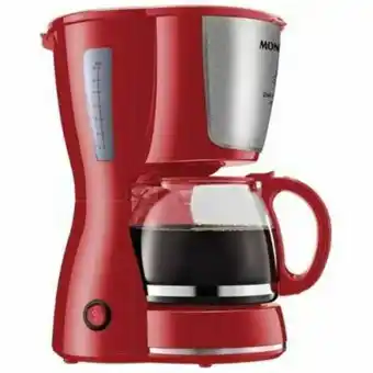 Cafeteira elétrica mondial dolce arome 18 xícaras inox vermelha