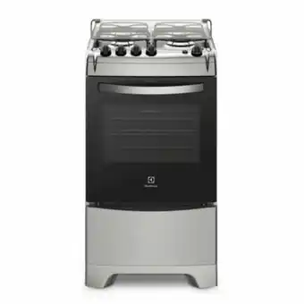 NovoLare Fogão de piso cor prata 4 bocas com forno de 70l electrolux 52lxu oferta