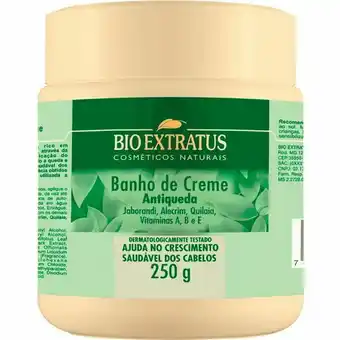 Droga Raia Creme de tratamento antiqueda bio extratus banho de creme para cabelos com 250g oferta