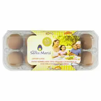 Nagumo Ovo santa marta grande pufa omega 3 embalagem 10un oferta