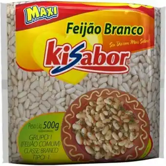Feijão branco kisabor pacote 500g