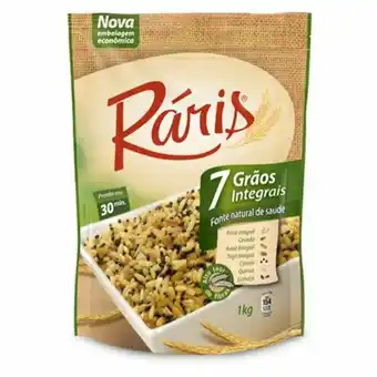 Nagumo Arroz integral 7 grãos ráris 1kg oferta
