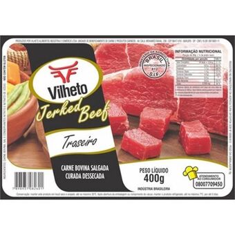 Nagumo Carne seca traseiro vilheto pacote 400g oferta