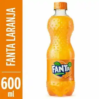 Nagumo Refrigerante laranja fanta pet 600ml oferta