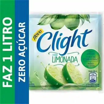 Refresco em pó clight limonada 8g