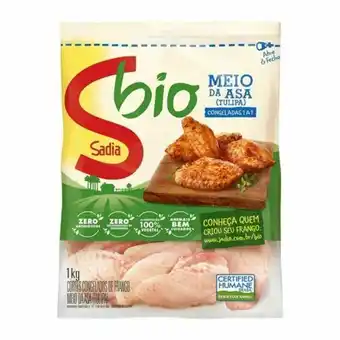 Nagumo Tulipa de frango sadia bio congelado embalagem 1kg oferta