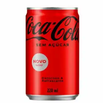 Nagumo Refrigerante coca-cola sem açúcar 220ml oferta