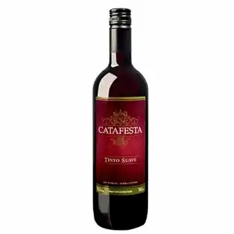 Vinho tinto catafesta suave garrafa 750ml
