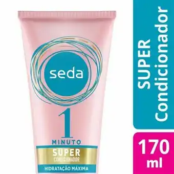 Super condicionador seda 1 minuto hidratação máxima 170ml