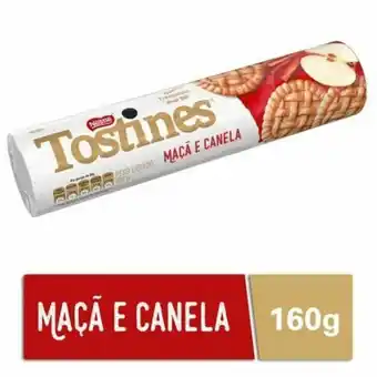 Nagumo Biscoito maçã e canela tostines 160g oferta