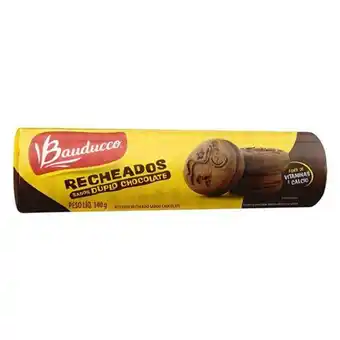 Nagumo Biscoito doce recheado bauducco duplo choco 140g oferta