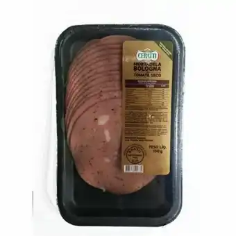 Nagumo Mortadela ceratti bologna com tomate seco embalagem 150g oferta