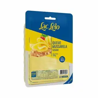Nagumo Queijo mussarela fatiado lac lelo 150g oferta
