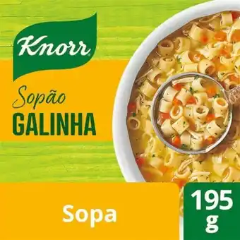 Nagumo Sopão knorr galinha com macarrão 195g oferta