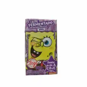 Nagumo Leite fermentado elege uva bob esponja 80g oferta