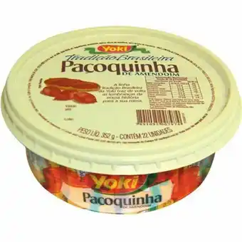 Nagumo Paçoquinha yoki tablete pote 352g oferta