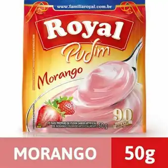 Pudim royal morango 50g