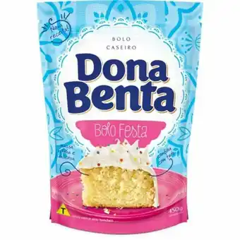 Mistura para bolo dona benta festa pacote 450g
