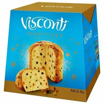 Nagumo Panetone visconti tradicional frutas 750g oferta