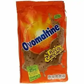 Nagumo Achocolatado em pó ovomaltine flocos crocantes 600g oferta