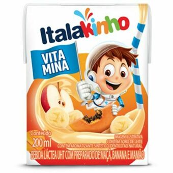 Nagumo Bebida láctea italakinho mix de frutas caixa 200ml oferta