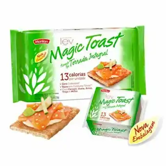 Nagumo Torrada integral marilan magic toast pacote 150g oferta