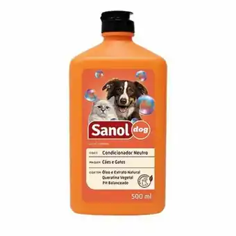 Condicionador sanol dog neutro embalagem 500ml