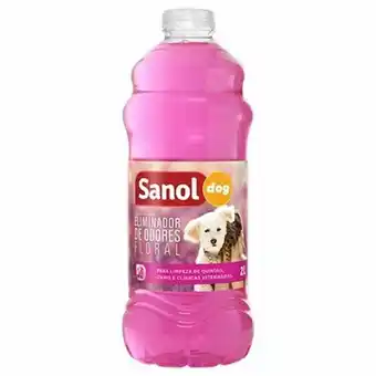 Nagumo Eliminador de odores sanol dog floral embalagem 2l oferta