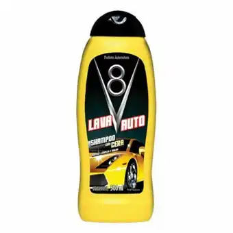 Lava auto v8 shampoo com cera embalagem 500ml