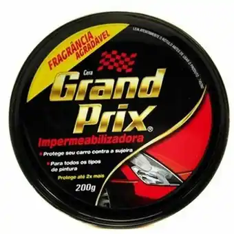 Cera automotiva grand prix impermeabilizadora lata 200g