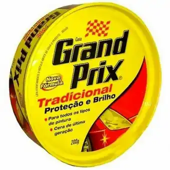 Nagumo Cera grand prix tradicional proteção brilho 200g oferta