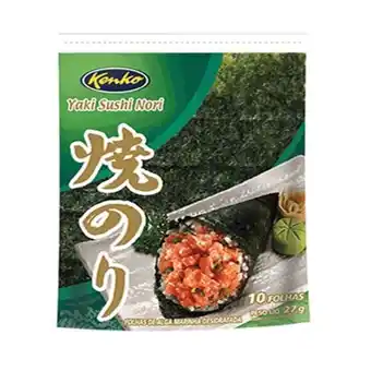Yaki sushi nori kenko pacote 10 folhas