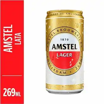 Giga Atacado Cerveja amstel lata 269ml oferta