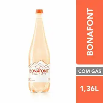 Giga Atacado Água mineral com gás bonafont 1,36 ls oferta