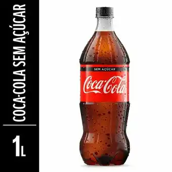 Giga Atacado Refrigerante coca-cola sem açúcar 1l oferta